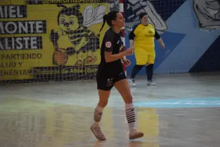María Cepeda, jugadora del River Zamora.