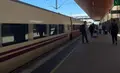 Viajeros en la estación de tren de Zamora Foto M.L