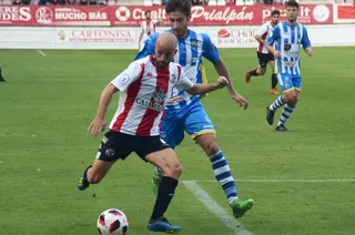 Sergio García en un partido con el Zamora CF frente a la Arandina. Archivo