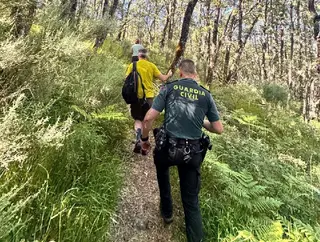 Imagen del rescate de la Guardia Civil de Zamora