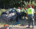 Bomberos y Guardia Civil en el lugar de los hechos