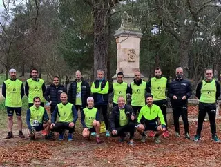 Representantes del CD Zamora Corre en el V Zangarun