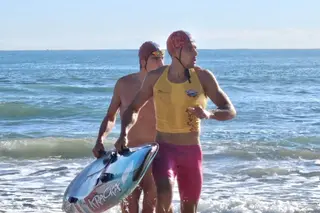Competición de salvamento y socorrismo de playa