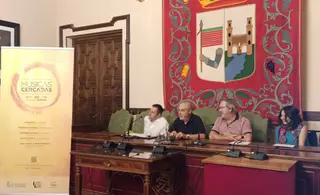 Un instante de la rueda de prensa