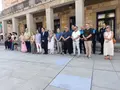 Minuto de silencio a las puertas de la Subdelegación este martes
