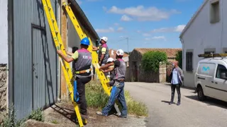 Fibra óptica en Fresno. Archivo.
