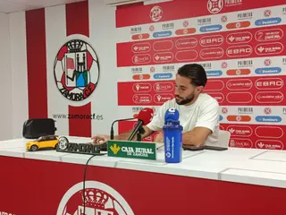 Mario Losada en rueda de prensa post partido CD Lugo