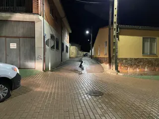 Reventón de una tubería en Morales del Vino