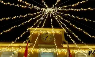 Luces de Navidad en Santa Cristina de la Polvorosa. BenaventeDigital