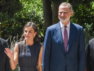 Los Reyes Felipe VI y Letizia durante la celebración del acto central del Milenario de la fundación del Monasterio de Montserrat. Archivo | Alberto Paredes. Europa Press
