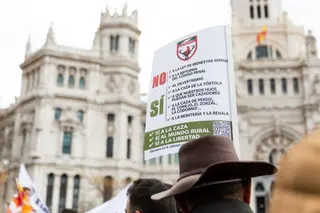 Manifestación a favor de la caza