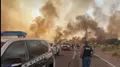 Imagen del incendio de Fermoselle