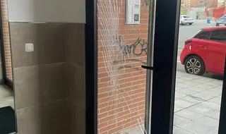 Imagen de los destrozos