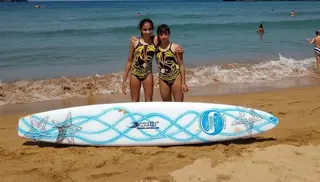Ana Bailón y Nerea Martín en una prueba en 2020