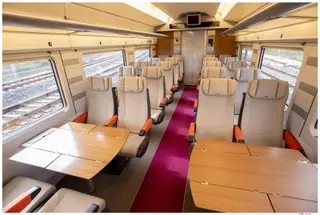 Interior del AVLO, el tren AVE low cost de Renfe  RENFE Archivo