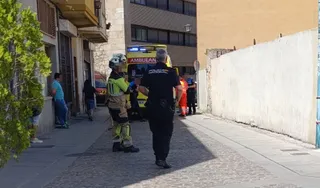Bomberos, Policía y ambulancia en el lugar donde han ocurrido los hechos