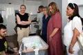 Isabel Blanco visita una de las viviendas restauradas gracias al programa Rehabitare el pasado mes de julio