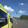Un accidente en la A-52. Archivo