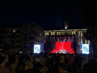 Un instante del concierto