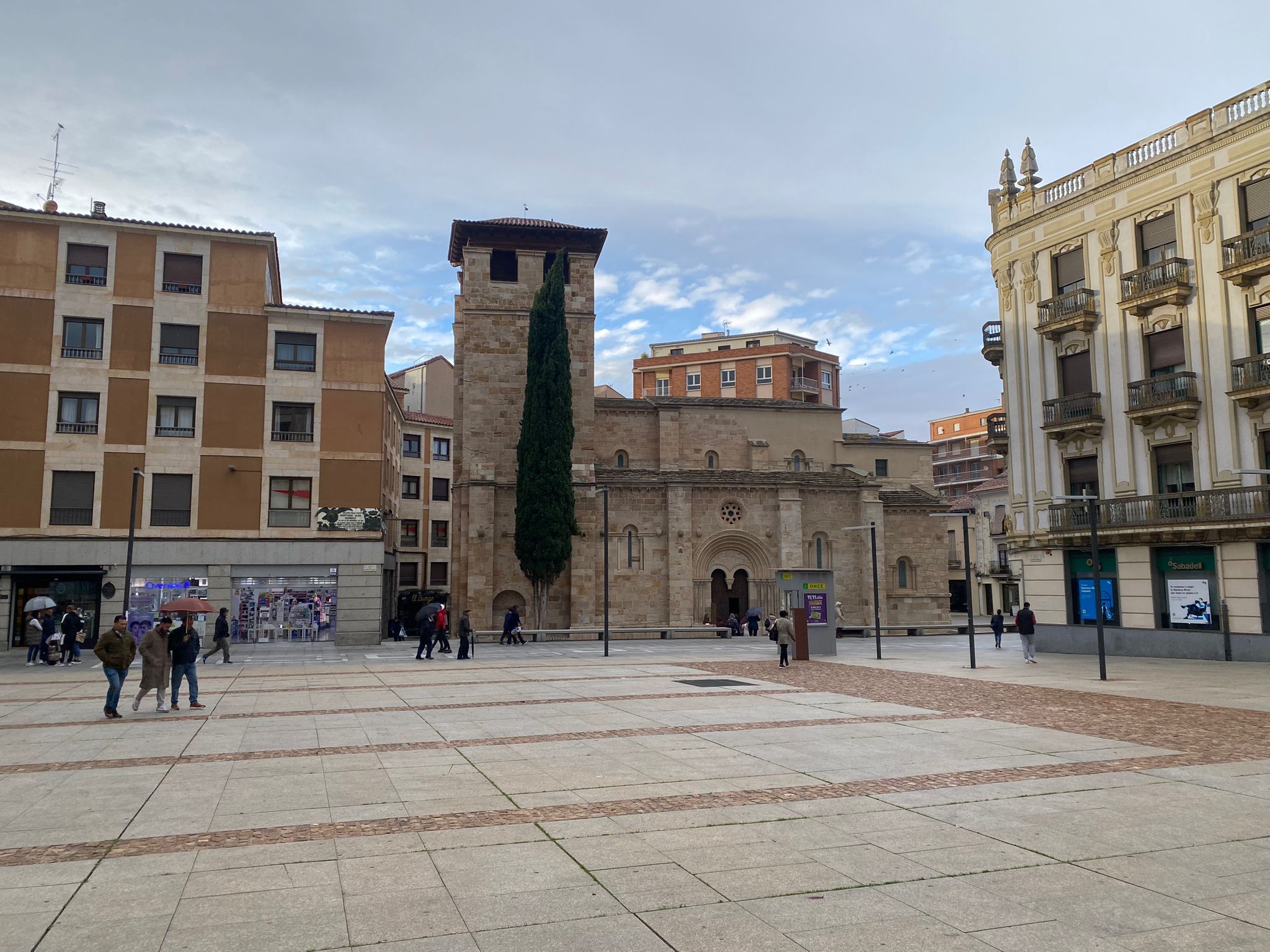 Imagen de la plaza de la Constitución en Zamora