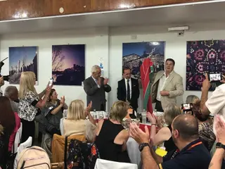 El diputado provincial José Luis Prieto Calderón en el Centro Zamorano de Buenos Aires