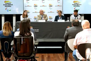 Presentación de los deportistas preseleccionados para los Juegos Paralímpicos de París 2024.