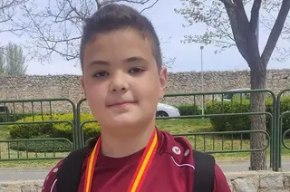 El zamorano Diego Ibáñez logra el bronce en el lanzamiento de disco del Campeonato Autonómico sub-14