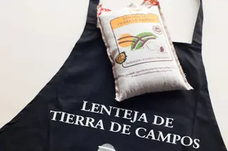 Lenteja tierra campos