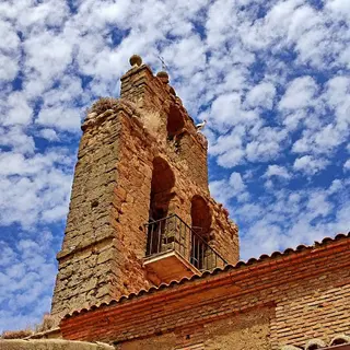 Espadaña Iglesia San Román Vega de Villalobos.