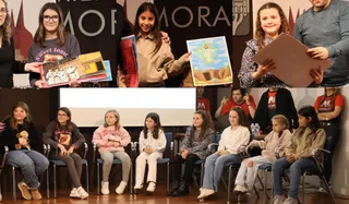 Ganadoras del VIII Concurso de Dibujo Infantil organizado por Luz Penitente