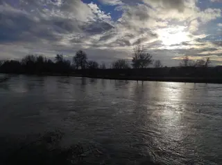 Crecida de un río en la provincia de Zamora | S.R.