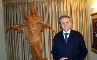 Dionisio Alba, Hermano Mayor de la Penitente Hermandad de Jesús Yacente.