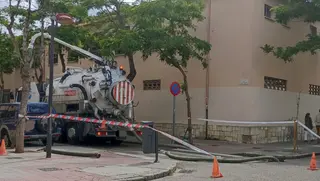 Imagen De Un Camión De Desataques En La Zona