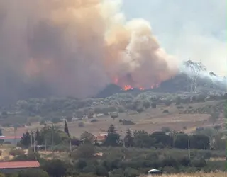 Imagen del incendio Antonio Marcos Vara