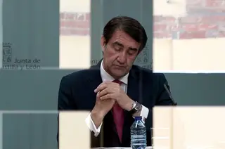 El consejero de Medio Ambiente, Juan Carlos Suárez Quiñones. Rubén Cacho - ICAL. Archivo.