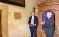 Imagen de la colocación en la iglesia de San Frontis