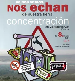 La Asociación para la defensa de Sanabria se concentra aprovechando la subasta de caza de La Culebra