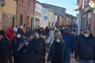 Marcha contra la violencia de género en Morales del Vino