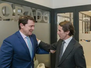 Mañueco y Aznar