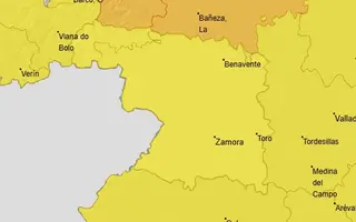 Aviso amarillo por tormentas para este sábado en la provincia de Zamora