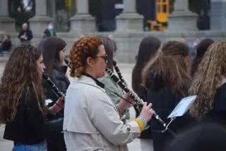 Último ensayo de la Banda de Música de Zamora (1)