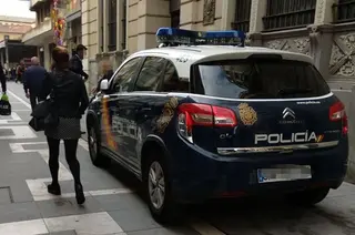 Policía Nacional en Santa Clara
