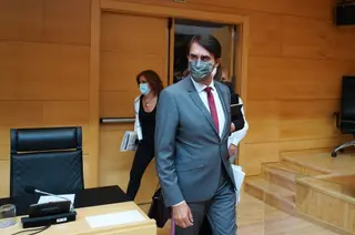 El consejero de Fomento y Medio Ambiente, Juan Carlos Suárez-Quiñones
