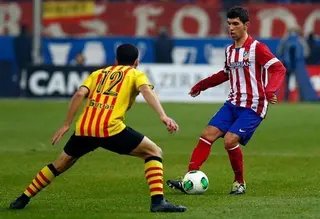Carlos Ramos, convocado con el Atlético para el encuentro de Copa del Rey ante el Hospitalet