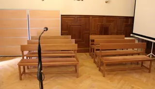 Una sala de la Audiencia Provincial de Salamanca. Foto de archivo