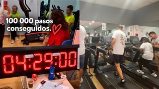 Hugo Girão cumple su reto y da 100.000 pasos en menos de 24 horas