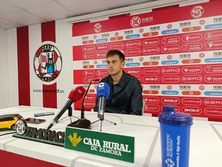 Eudald Vergés postpartido Ponferradina.
