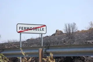El Incendio De Fermoselle Tras El Paso Del Fuego. Foto Alejandro Sardón 