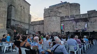 Actuación musical en el Castillo de Puebla de Sanabria