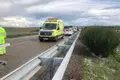 Ambulancia en un accidente. Archivo